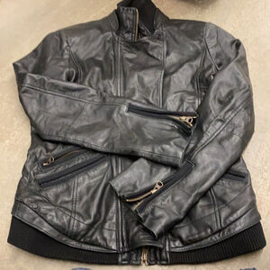 Jackpot soraya lamb leather coat